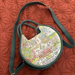 DisneyWorld Green and White Crossbody Bag